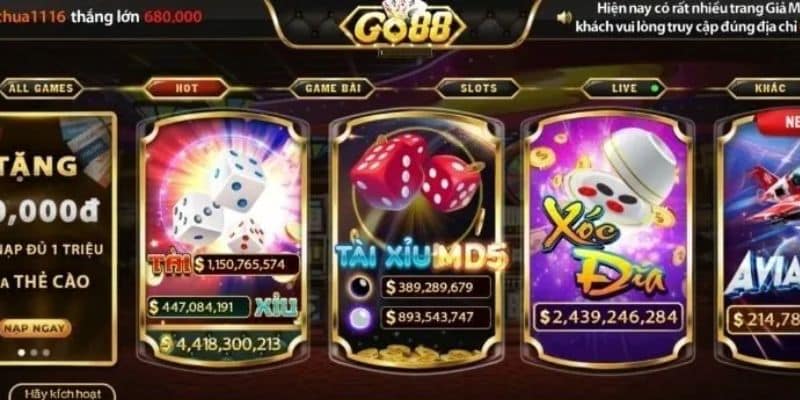 Thành công đáng tự hào của cổng game Go88