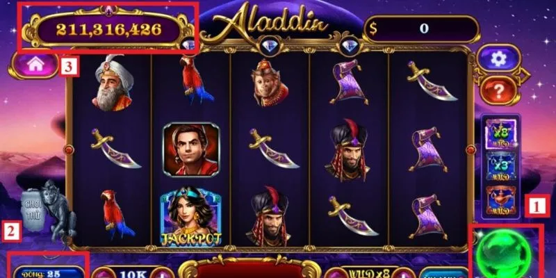 Tổng hợp các game slot tương tự Aladdin Wishes